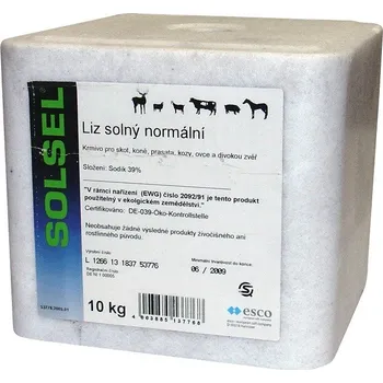 solný liz SOLSEL - SOLNÝ LIZ NATURAL 10kg