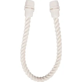 Hračka pro ptáka Bavlněné bidlo pro ptáky FLAMINGO bílé (M) 57,5x1,6cm