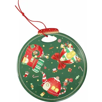 Kuchyňské prkénko Podložka pod hrnec zelená ELFOMAGIA BRANDANI (barva - keramika,zelená s motivem)