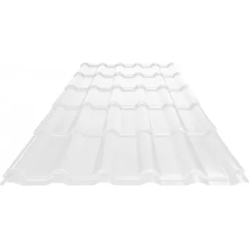 Střešní krytina Krytina UNI 2, šedo bílá RAL 9002, lesklá - tlouška 0,50mm, modul 350