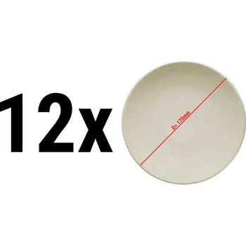 Talíř G.Gastro (12 Kusů) TEOS - Talíř mělký - Ø 17 cm