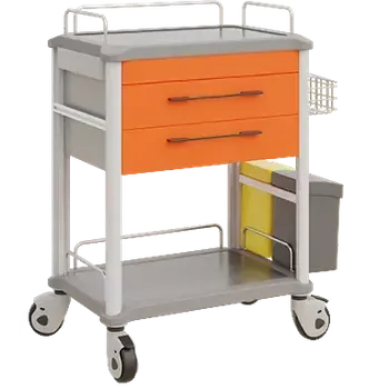 OVM - 22 vozík zdravotnický 2-zásuvkový, oranžová