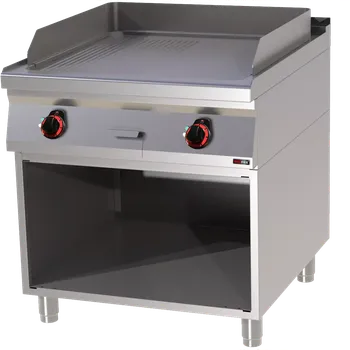 Kuchyňský gril Grilovací deska 71x65 elektrická kombinovaná s podestavbou 400 V | REDFOX - FTHR 90/80 E
