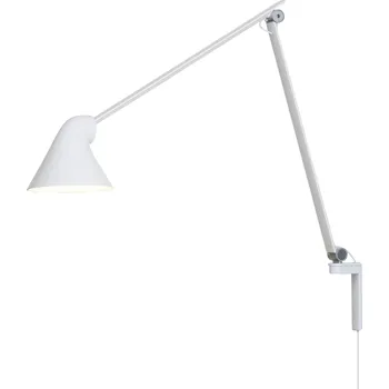 Nástěnné svítidlo Louis Poulsen, Nástěnné svítidlo s ramenem NJP LED 2700 K bílé - Formadore