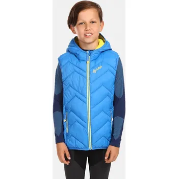 Dívčí vesta Dětská zateplená vesta KILPI Tomm modrá Velikost: 98