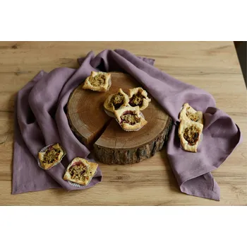 Utěrka Nelly lněná utěrka starorůžová 50x70cm