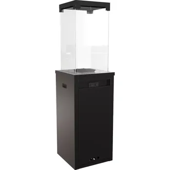 Plynový zářič KRATKI Plynový zářič Patio Light 8,2 kW Černý - manuální ovládání, terasový