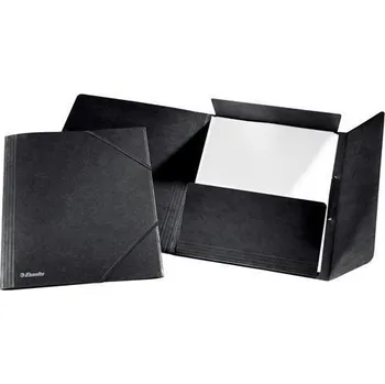 Archivační box Desky na spisy "Rainbow", černá, A4, 15 mm, prešpán, ESSELTE