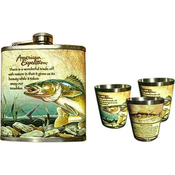 Placatka TifanTEX Placatka s 3 pohárky Ryba 2 dl