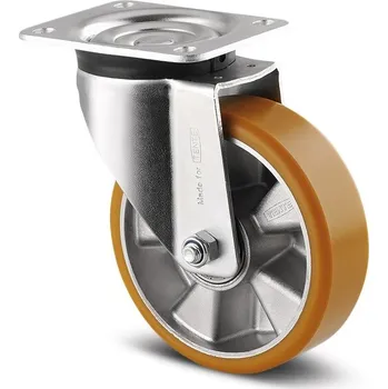 Pojezdové kolečko Delta TENTE Kolečko pro vysoké zatížení 160mm, otočné, plotýnka, 3670ITP160P63 LW60 smart