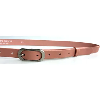 Opasek PENNY BELTS Kožený opasek 20-185-503 růžový - 100 cm
