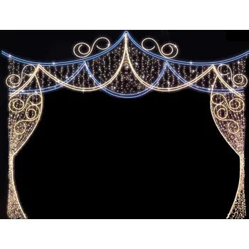 Vánoční osvětlení Polamp POL-1351 - 3D průchozí dekorace - 500 x 600 cm