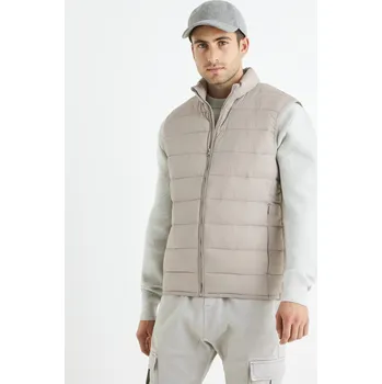 Pánská vesta Celio Lehká péřová vesta Bulock - Pánské Celio šedá 1796482