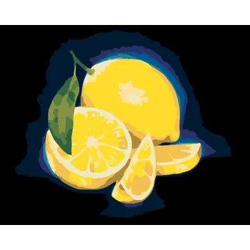 ZUTY Malování podle čísel - CITRÓN 4 (MYROSLAVA VOLOSCHUK) Rozměr: 40x50 cm, Rámování: bez rámu a bez vypnutí plátna