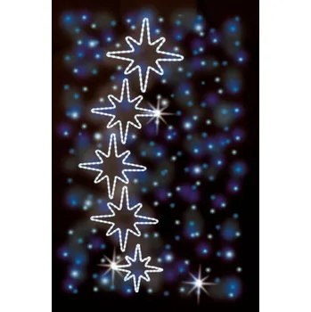 Vánoční světelný řetěz Polamp POL-0231 - 2D dekorace - Převisy - 150 x 90 cm