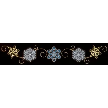 Vánoční světelný řetěz Polamp POL-0364 - 2D dekorace - Převisy - 175 x 900 cm