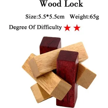 Hlavolam Dřevěný hlavolam - Dřevěný zámek