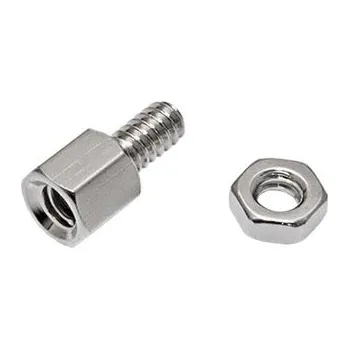 PC skříň SECOMP Matice se šroubem 4-40 UNC x 5mm (sloupek) + matice, 10 párů (20ks) - 12.01.2020