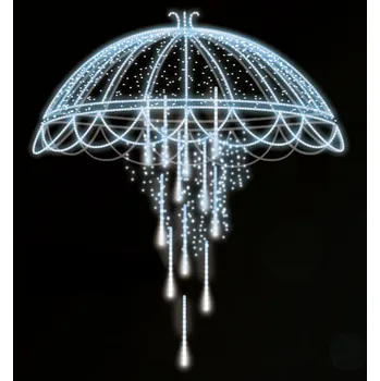 Vánoční světelný řetěz Polamp POL-0763 - 3D dekorace - Lampion - Ø150cm