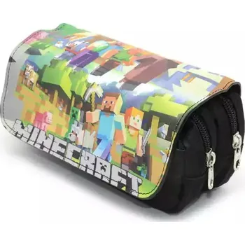 Penál Minecraft velké školní pouzdro - Žlutá