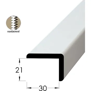 rohová lišta Rohová lišta - R 3021 SM /150 nast.