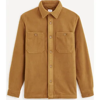 Celio Svrchní košile Dafleece - Pánské Celio hnědá 2070404