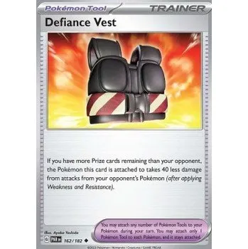 Volný čas Pokémon PAR 162/182 Defiance Vest - Paradox Rift Stav: Near Mint, Verze: NORMAL