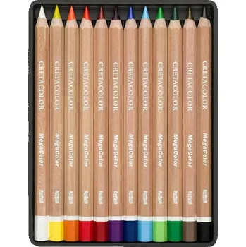 Kresba Sada voděodolných pastelek Megacolor 12Ks