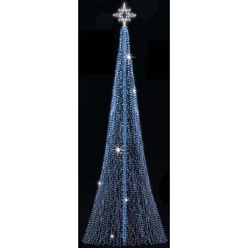 Vánoční osvětlení Polamp POL-1968 - 3D dekorace - Stromeček - 600 x 300 cm