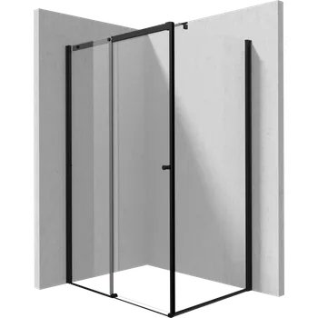 Sprchové dveře DEANTE/S - Sprchový kout posuvné dveře 160 pevná stěna 110 KTS_N31P+KTSPN16P+KTS_NP1X KERRIA/0449 + slevový kód