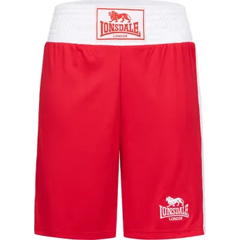 Pánské oblečení Pánské kraťasy Lonsdale Lonsdale bílá | červená 2004151
