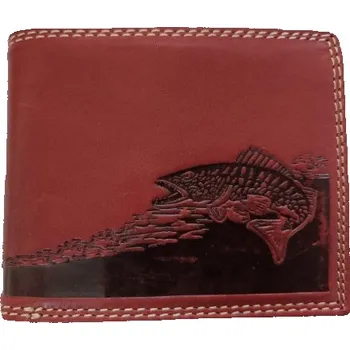 Peněženka Kožená peněženka PSTRUH RED TILLBERG