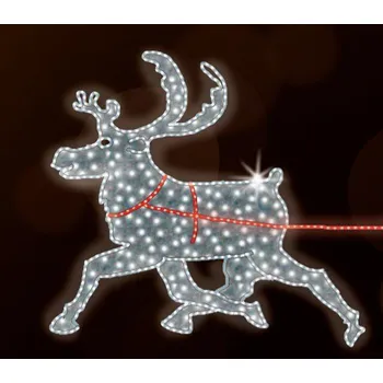 Vánoční světelný řetěz Polamp POL-0400M - 2D dekorace - více ozdob - 180 x 200 cm