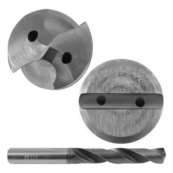 Vrták NÁSTROJE CZ Vrták 20,00 - 153/101 tvrdokov DIN 6535 IK HA TiAlN 5xD 140° d2=20mm s vnitřním chlazením - CZTK-5DTIALNIK2000