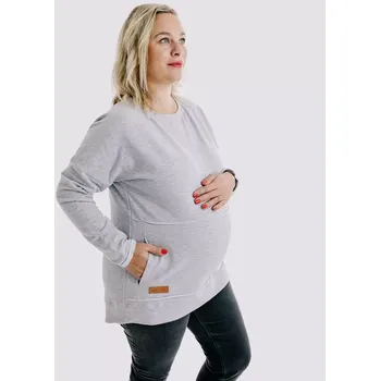 Dámská mikina Dámská tepláková mikina LOWLY No.2 GREY - MILOGR2M