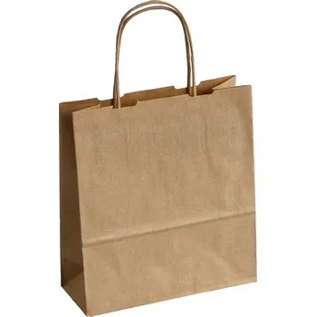 Dárková taška Taška dárková papírová 18x8x25 hnědá