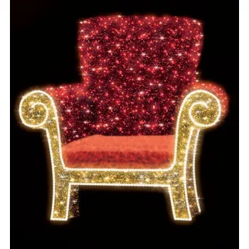 Vánoční osvětlení Polamp POL-1006 - 3D dekorace - Trůn - 100 x 100 cm