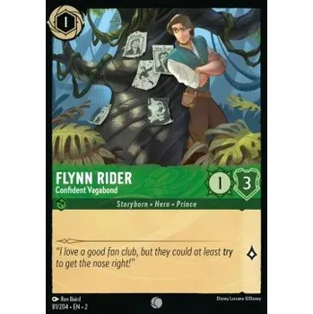 Sběratelská karetní hra ROF 081/204 Flynn Rider - Confident Vagabond - Rise of the Floodborn Verze: NORMAL