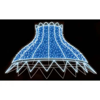 Vánoční světelný řetěz Polamp POL-0776 - 3D dekorace - Lampion - 200 x 320 cm