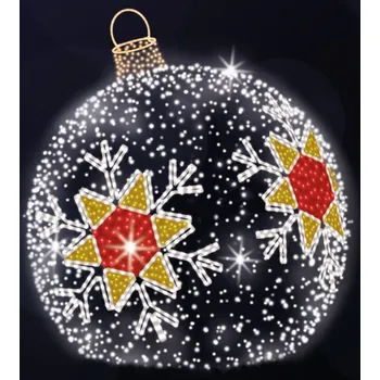 Vánoční osvětlení Polamp POL-1910 - 3D dekorace - Baňka - Ø490cm