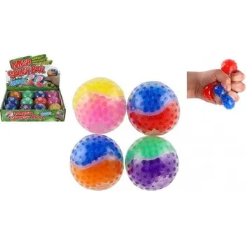 Dětský míč Míček antistresový mačkací sliz 6cm v sáčku, 4 barvy