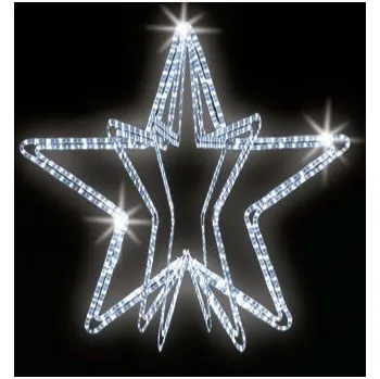 Vánoční světelný řetěz Polamp POL-0629 - 3D dekorace - Závěsná hvězda - Ø100cm