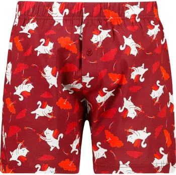 Trenýrky Pánské trenky Frogies Frogies bílá | tmavě červená | červená 1787256