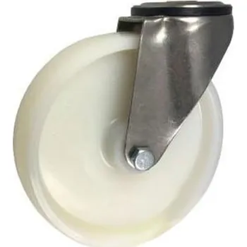 Příslušenství k zahradní technice Plastové kolo 200 mm nerezová otočná vidlice ZABI