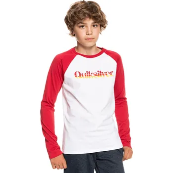 Chlapecké tričko quiksilver Dětské triko youth primary colours ls tee white - wbb0