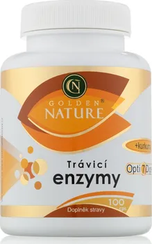 Přírodní produkt Golden Nature Trávicí enzymy Opti7Digest + kurkuma