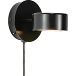 Nordlux Černé kovové nástěnné LED světlo Clyde