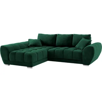 Pohovka Windsor & Co Sametová rozkládací pohovka Nuage 285 cm, levá