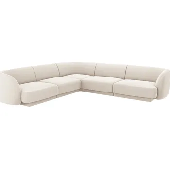 Pohovka Micadoni Sametová rohová pohovka Miley 255 cm