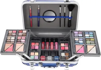 Kosmetický kufr Zmile Cosmetics Traveler 82 ks modrý
